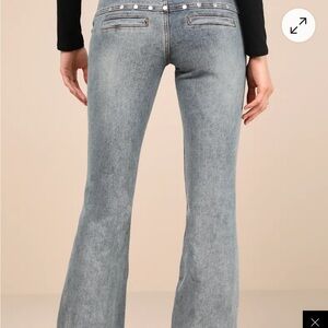 NWT Women's Blue Flared Jeans